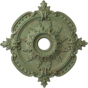 imageEkena Millwork CM28BESTC 2838 x 334 x 158 Benson Classic Ceiling Medallion Smokey Topaz CrackleCloud Burst Crackle Flat Finish