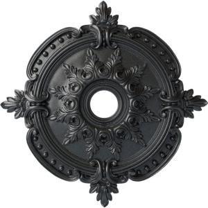 imageEkena Millwork CM28BESTC 2838 x 334 x 158 Benson Classic Ceiling Medallion Smokey Topaz CracklePewter Metallic Series
