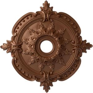 imageEkena Millwork CM28BESTC 2838 x 334 x 158 Benson Classic Ceiling Medallion Smokey Topaz CracklePolished Copper Metallic Series