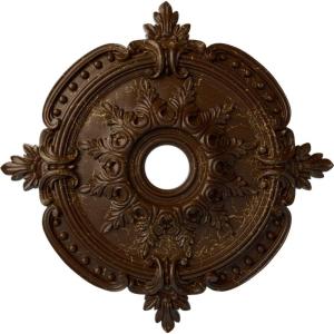imageEkena Millwork CM28BESTC 2838 x 334 x 158 Benson Classic Ceiling Medallion Smokey Topaz CrackleRoot Beer Crackle Flat Finish
