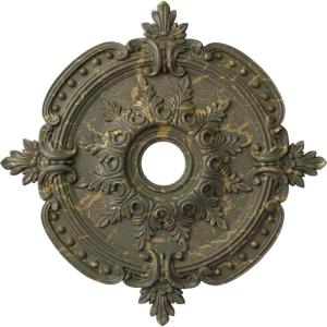 imageEkena Millwork CM28BESTC 2838 x 334 x 158 Benson Classic Ceiling Medallion Smokey Topaz CrackleWitch Hazel Crackle Flat Finish