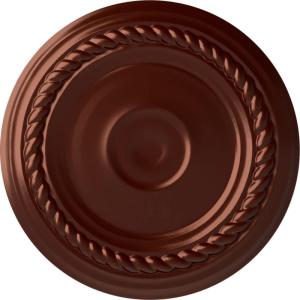 imageEkena Millwork Small Alexandria HandPainted Ceiling Medallion Copper Green PatinaAntique Copper Metallic Series