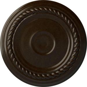 imageEkena Millwork Small Alexandria HandPainted Ceiling Medallion Copper Green PatinaBronze Metallic Series