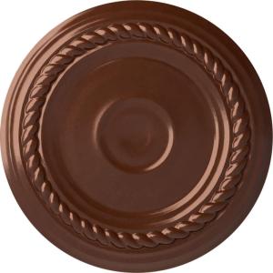imageEkena Millwork Small Alexandria HandPainted Ceiling Medallion Copper Green PatinaCopper Penny Metallic Series