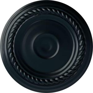 imageEkena Millwork Small Alexandria HandPainted Ceiling Medallion Copper Green PatinaNight Shade Flat Finish