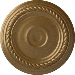 imageEkena Millwork Small Alexandria HandPainted Ceiling Medallion Copper Green PatinaPale Gold Metallic Series