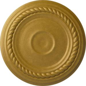 imageEkena Millwork Small Alexandria HandPainted Ceiling Medallion Copper Green PatinaPharaohs Gold Metallic Series