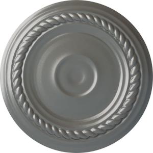 imageEkena Millwork Small Alexandria HandPainted Ceiling Medallion Copper Green PatinaSilver Metallic Series