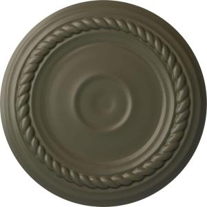 imageEkena Millwork Small Alexandria HandPainted Ceiling Medallion Copper Green PatinaWitch Hazel Flat Finish