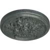 image14 12OD x 2 34P Katheryn Ceiling Medallion Fits Canopies up to 2 18Athenian Green Crackle Flat Finish