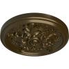 image14 12OD x 2 34P Katheryn Ceiling Medallion Fits Canopies up to 2 18Brass Metallic Series