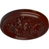 image14 12OD x 2 34P Katheryn Ceiling Medallion Fits Canopies up to 2 18Brushed Mahogany Flat Finish