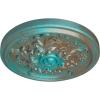 image14 12OD x 2 34P Katheryn Ceiling Medallion Fits Canopies up to 2 18Copper Green Patina Metallic Series