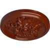 image14 12OD x 2 34P Katheryn Ceiling Medallion Fits Canopies up to 2 18Firebrick Flat Finish