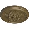 image14 12OD x 2 34P Katheryn Ceiling Medallion Fits Canopies up to 2 18Mississippi Mud Flat Finish