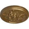 image14 12OD x 2 34P Katheryn Ceiling Medallion Fits Canopies up to 2 18Pale Gold Metallic Series