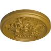 image14 12OD x 2 34P Katheryn Ceiling Medallion Fits Canopies up to 2 18Pharaohs Gold Metallic Series