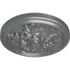 image14 12OD x 2 34P Katheryn Ceiling Medallion Fits Canopies up to 2 18Platinum Metallic Series