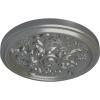 image14 12OD x 2 34P Katheryn Ceiling Medallion Fits Canopies up to 2 18Silver Metallic Series
