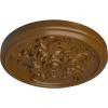 image14 12OD x 2 34P Katheryn Ceiling Medallion Fits Canopies up to 2 18Smokey Topaz Flat Finish