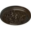 image14 12OD x 2 34P Katheryn Ceiling Medallion Fits Canopies up to 2 18Stone Hearth Crackle Flat Finish