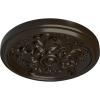 image14 12OD x 2 34P Katheryn Ceiling Medallion Fits Canopies up to 2 18Stone Hearth Flat Finish