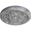 image14 12OD x 2 34P Katheryn Ceiling Medallion Fits Canopies up to 2 18Ultra Pure White Crackle Flat Finish