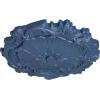 image16 34OD x 1 38P Plymouth Ceiling Medallion Fits Canopies up to 1 58Americana Flat Finish