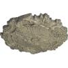 image16 34OD x 1 38P Plymouth Ceiling Medallion Fits Canopies up to 1 58Castle Stone Crackle Flat Finish