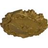 image16 34OD x 1 38P Plymouth Ceiling Medallion Fits Canopies up to 1 58Gold Rush Metallic Series