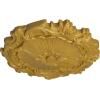 image16 34OD x 1 38P Plymouth Ceiling Medallion Fits Canopies up to 1 58Iridescent Gold Metallic Series