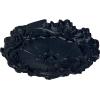 image16 34OD x 1 38P Plymouth Ceiling Medallion Fits Canopies up to 1 58Midnight Dream Flat Finish