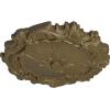 image16 34OD x 1 38P Plymouth Ceiling Medallion Fits Canopies up to 1 58Mississippi Mud Flat Finish