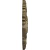 image16 34OD x 1 38P Plymouth Ceiling Medallion Fits Canopies up to 1 58Mississippi Mud Flat Finish