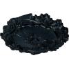 image16 34OD x 1 38P Plymouth Ceiling Medallion Fits Canopies up to 1 58Night Shade Flat Finish