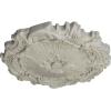 image16 34OD x 1 38P Plymouth Ceiling Medallion Fits Canopies up to 1 58Pot of Cream Crackle Flat Finish