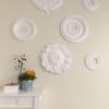 image16 34OD x 1 38P Plymouth Ceiling Medallion Fits Canopies up to 1 58Primed