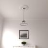 image16 34OD x 1 38P Plymouth Ceiling Medallion Fits Canopies up to 1 58Primed