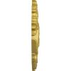 image16 34OD x 1 38P Plymouth Ceiling Medallion Fits Canopies up to 1 58Rich Gold Metallic Series