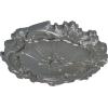 image16 34OD x 1 38P Plymouth Ceiling Medallion Fits Canopies up to 1 58Silver Metallic Series