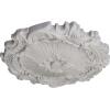 image16 34OD x 1 38P Plymouth Ceiling Medallion Fits Canopies up to 1 58Ultra Pure White Flat Finish