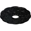 image17 78OD x 3 78ID x 1P Terrones Butterfly Ceiling Medallion Fits Canopies up to 3 78HandPainted Black Pearl