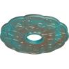 image17 78OD x 3 78ID x 1P Terrones Butterfly Ceiling Medallion Fits Canopies up to 3 78HandPainted Copper Green Patina