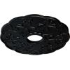 image17 78OD x 3 78ID x 1P Terrones Butterfly Ceiling Medallion Fits Canopies up to 3 78HandPainted Jet Black