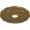 image17 78OD x 3 78ID x 1P Terrones Butterfly Ceiling Medallion Fits Canopies up to 3 78HandPainted Pale Gold