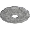 image17 78OD x 3 78ID x 1P Terrones Butterfly Ceiling Medallion Fits Canopies up to 3 78HandPainted Ultra Pure White Crackle