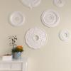 image17 78OD x 3 78ID x 1P Terrones Butterfly Ceiling Medallion Fits Canopies up to 3 78Primed