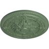 image26OD x 3P Vincent Ceiling Medallion Fits Canopies up to 6HandPainted Athenian Green