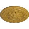 image26OD x 3P Vincent Ceiling Medallion Fits Canopies up to 6HandPainted Iridescent Gold