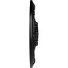 image26OD x 3P Vincent Ceiling Medallion Fits Canopies up to 6HandPainted Jet Black
